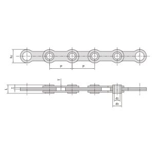 Hohlstift-Blattkette