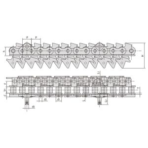 Druck-Eisen-Trocknungsraum-Linie-Kette