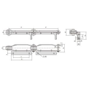 Förderkette für Tabakmaschinen