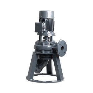 Landgestützte Abwasserpumpe