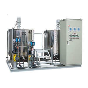 Vorbehandlung von Rohwasser und Dosiergerät für zirkulierendes Wasser