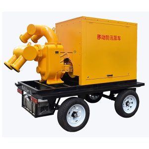 Mobile Diesel-Schlammwasserpumpe