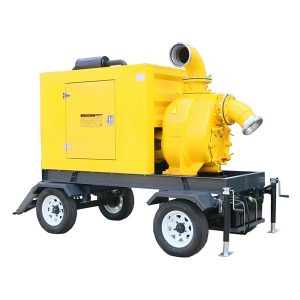 Mobile Diesel-Abwasserpumpe