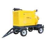 Mobile Diesel-Abwasserpumpe