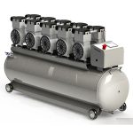 Zahnärztlicher elektrischer ölfreier Luftkompressor