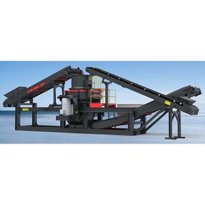 Mobile Sandaufbereitungs- und Brechanlage