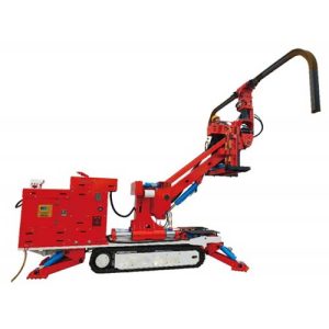 Unterirdisches Fahrzeug zur Manipulation von Gewölbestützen