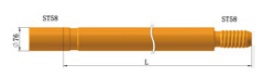 ST58-D76-ST58 Bohrrohr